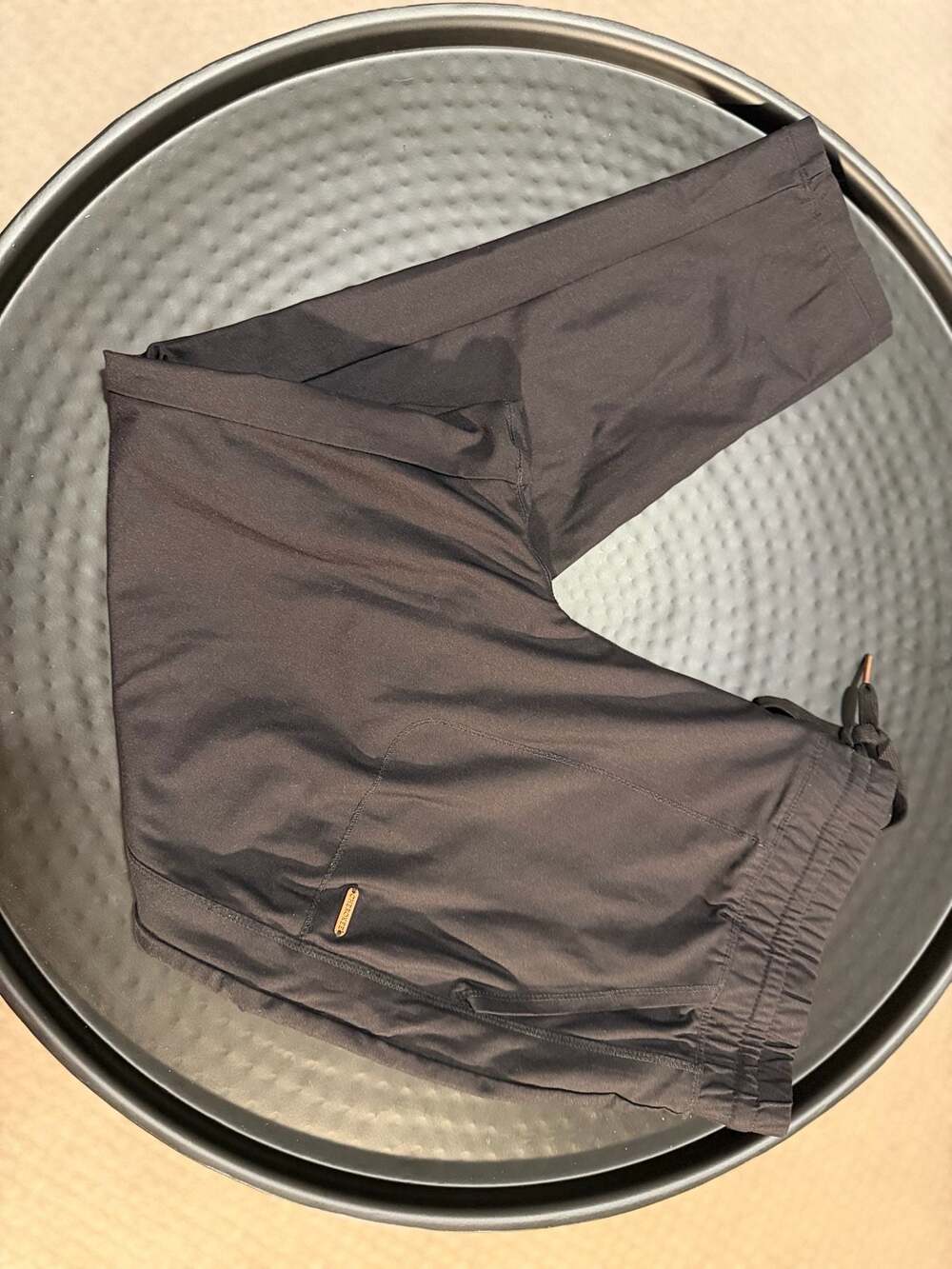 Cherokee Black scrub Joggers with Zipper Pockets